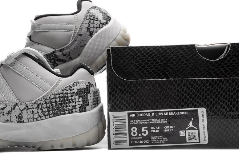  Bone CD6846-002 Low Snake Jordan Retro 11 Light 0511
